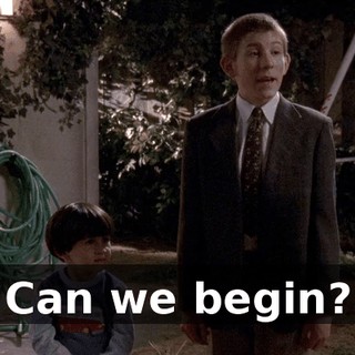 Can we begin?