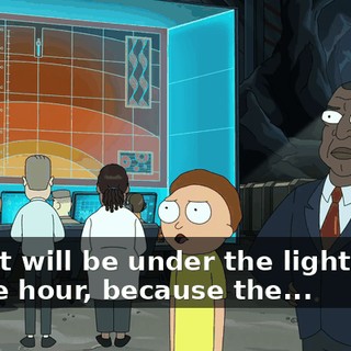 Yep. It will be under the lightsaber in one hour, because the...