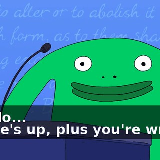 - Hello... - Time's up, plus you're wrong.