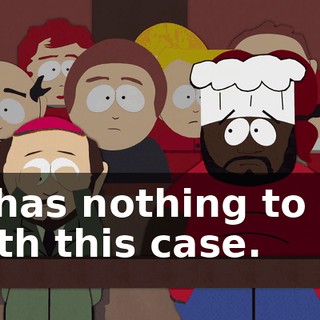 it has nothing to do with this case.