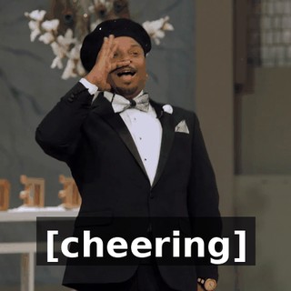 [cheering]