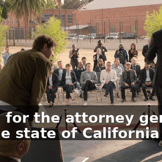 I call for the attorney general of the state of California