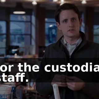 for the custodial staff.