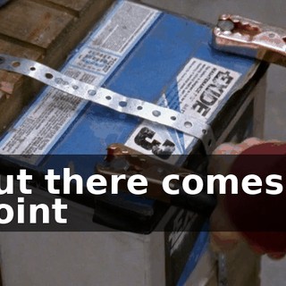 but there comes a point