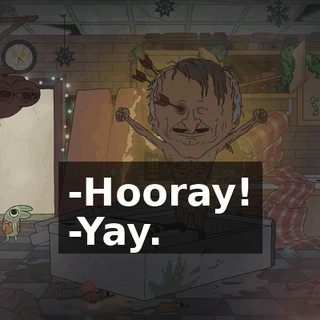 -Hooray! -Yay.