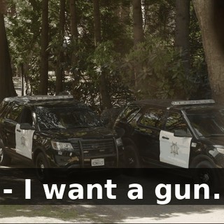 - I want a gun.