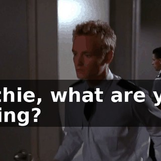 Richie, what are you doing?