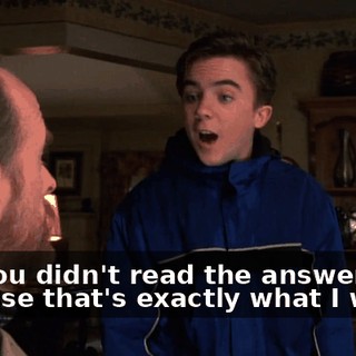 Ha! You didn't read the answer because that's exactly what I wrote.