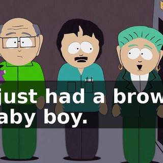 I just had a brown baby boy.