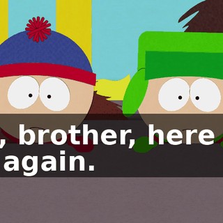 Oh, brother, here we go again.