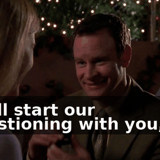 We'll start our questioning with you, sir.