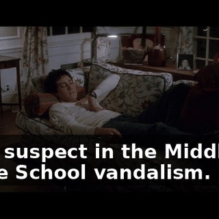 for a suspect in the Middlesex Ridge School vandalism.