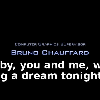 * Baby, you and me, we're living a dream tonight *