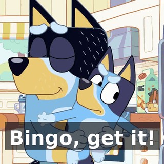 Bingo, get it!