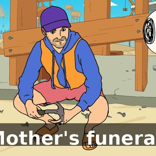Mother's funeral.