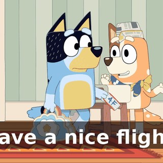 Have a nice flight.