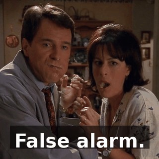 False alarm.