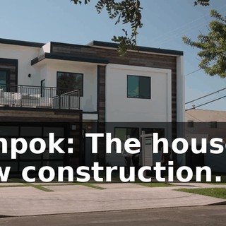 Denpok: The house is new construction.
