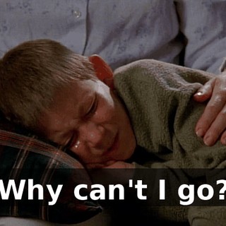 Why can't I go?