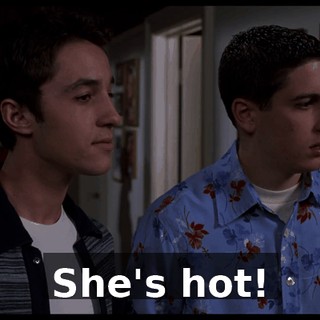 She's hot!
