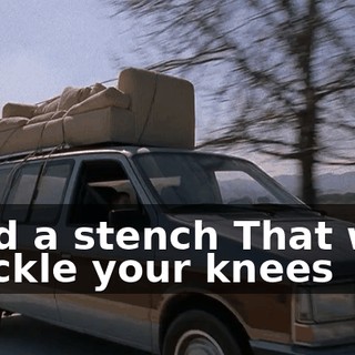 ♪ And a stench That will buckle your knees ♪