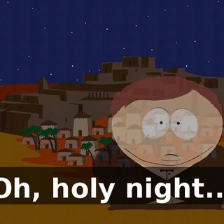 ♪ Oh, holy night... ♪