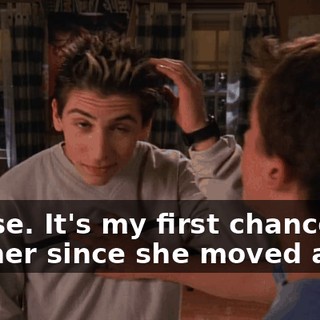 Please. It's my first chance to see her since she moved away.