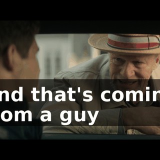 And that's coming from a guy