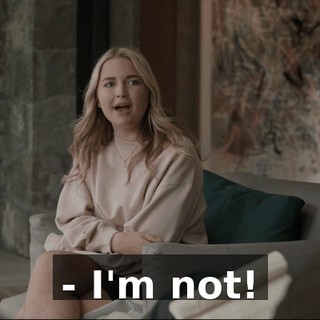 - I'm not!