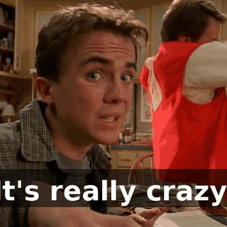 It's really crazy.