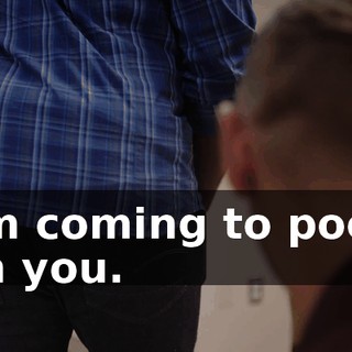 I'm coming to poop on you.