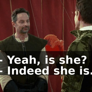 - Yeah, is she? - Indeed she is.