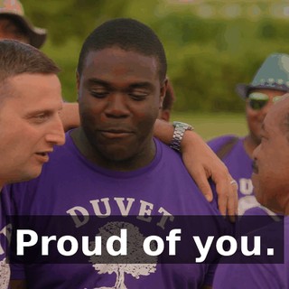Proud of you.