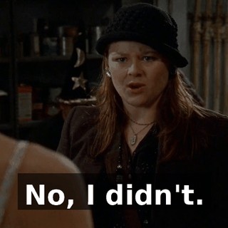 No, I didn't.