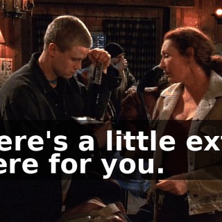 There's a little extra there for you.