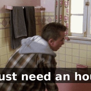 I just need an hour.