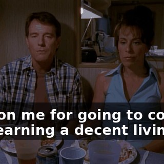Pardon me for going to college and earning a decent living.