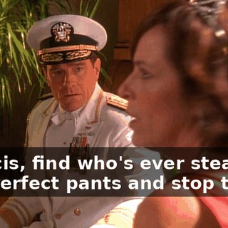 Francis, find who's ever stealing the perfect pants and stop them!