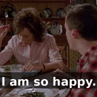 I am so happy.