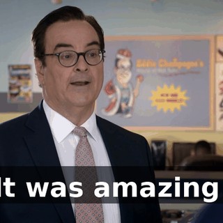It was amazing.