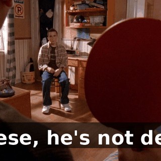 Reese, he's not deaf.