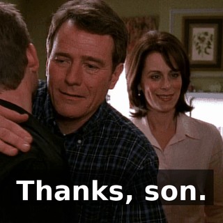 Thanks, son.