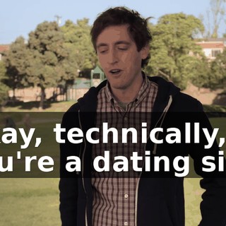 Okay, technically, you're a dating site,