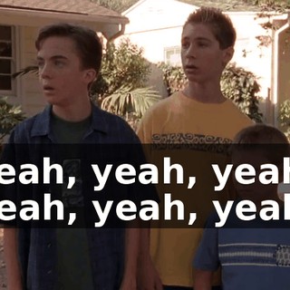 ♪ Yeah, yeah, yeah, yeah, yeah, yeah ♪