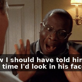 I know I should have told him, but every time I'd look in his face--