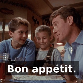 Bon appétit.
