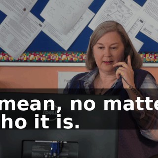 I mean, no matter who it is.