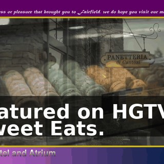 featured on HGTV's Sweet Eats.