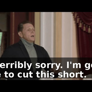 I'm terribly sorry. I'm gonna have to cut this short.