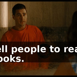 Tell people to read books.